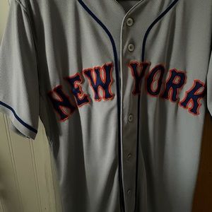New York Mets Road Grey Jersey Size 40